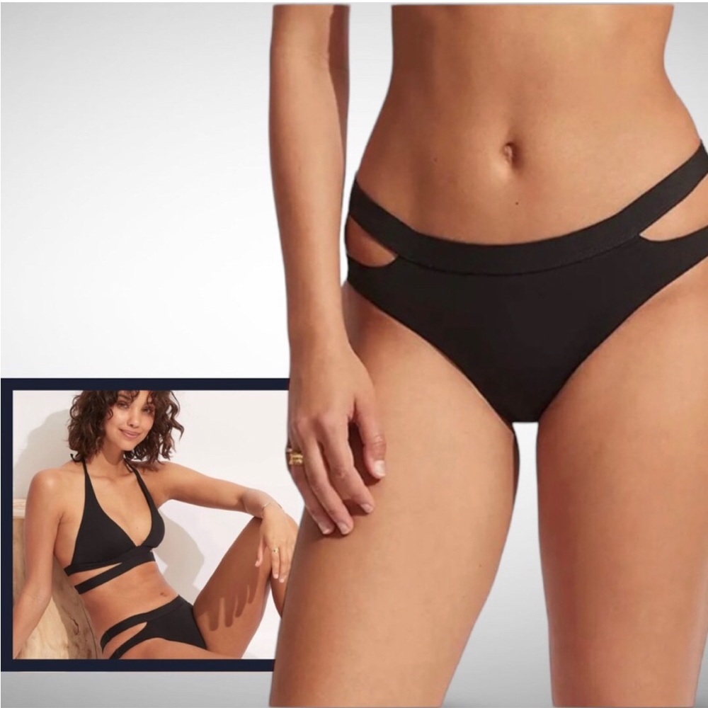 Seafolly NWOT Active Split Band Hipster US SZ 2 cut out SZ 6 Australia